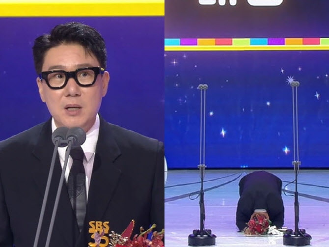 'Daesang' Lee Sang-min: "Cleared 6.9 billion won debt on SBS → remarry, will live so that the 폐 doesn't become" bow [SBS Entertainment Awards]